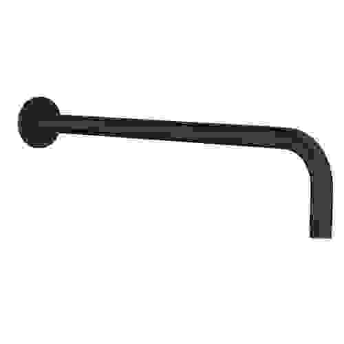 Shower Arm with Flange (Round, Matte Black)  