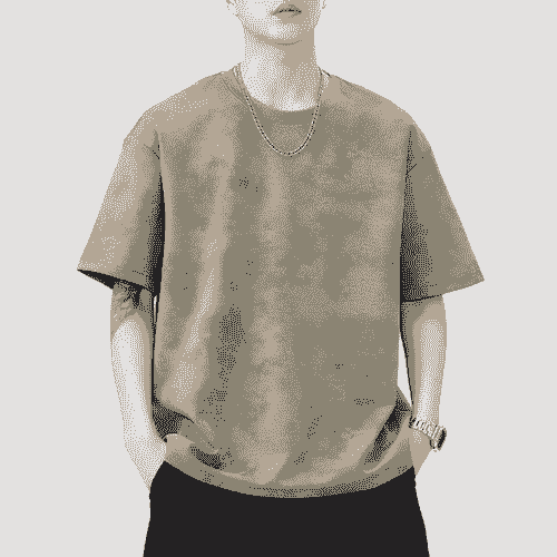 復古水洗紮染 純棉短袖 T-Shirt [SBT-1272]