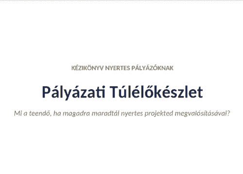 Pályázati Túlélőkészlet