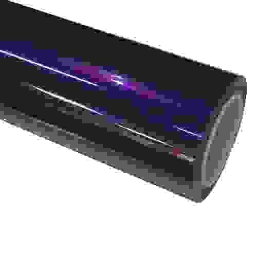 1.52m*15m TPU Metallic Bright black purple Paint Protection Film