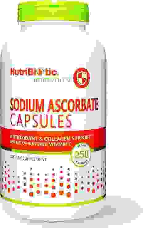 NutriBiotic - Sodium Ascorbate Buffered Vitamin C Capsules