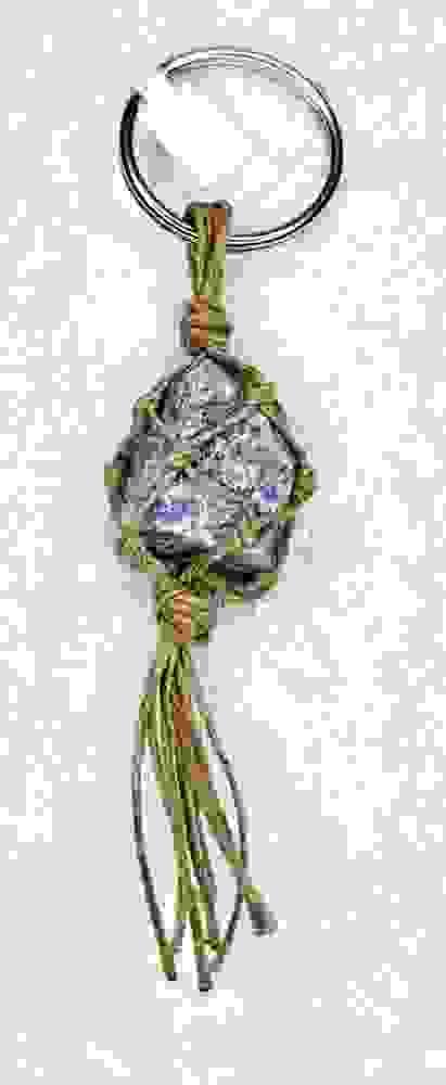 Keychains - Hemp Wrapped - Sodalite