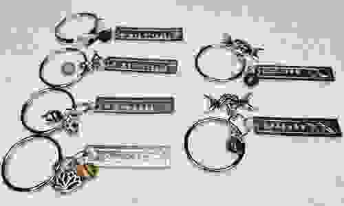 Keychains - Metal Stamped - Rectangular