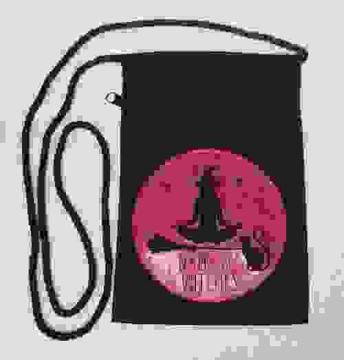 Canvas Crossbody - Black Namaste Witches