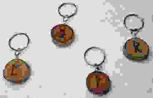 Keychains - Wooden Futhark Runes