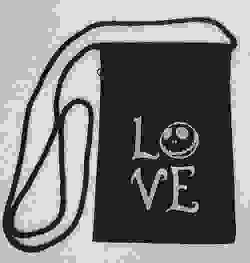 Canvas Crossbody - Black Nightmare Jack LOVE