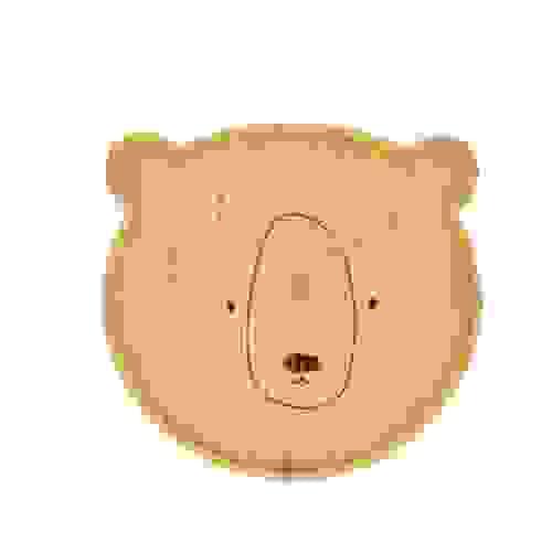 Bamboo bear shaped toddler baby board