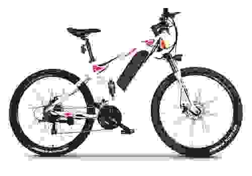 VTT ELECTRIQUE E-BIKE TRAX EXM 510 CD15 TX TOUT SUSPENDU CONFORT 250W 10.4Ah + LIVRAISON DISPO RE