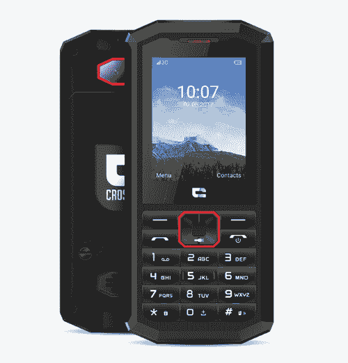 GSM CROSSCALL SPIDER X5 2.4" + LIVRAISON RESISTANT IP68 + TORCHE RE