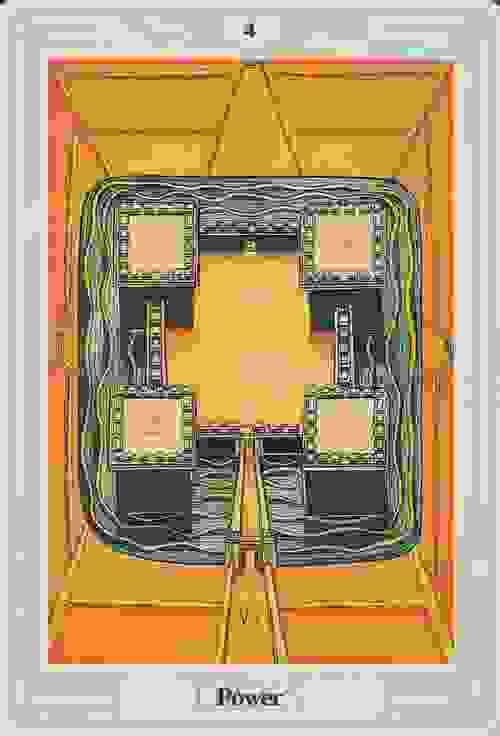 Thoth Tarot quick reference lesson 4 of the minor arcana Four Four's