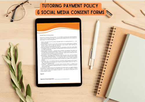 Tutoring Payment Policy & Social Media Consent Forms