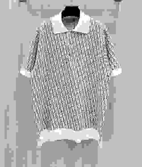 Dior Oblique Polo Shirt Beige