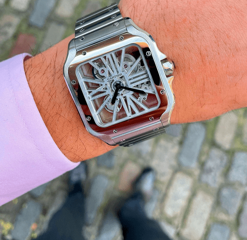 Cartier Santos De Cartier Skeleton