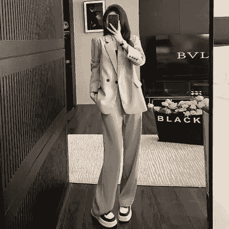 日常通勤百搭西裝兩件套裝