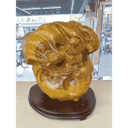 達摩祖師 大件雕刻 栩栩如生