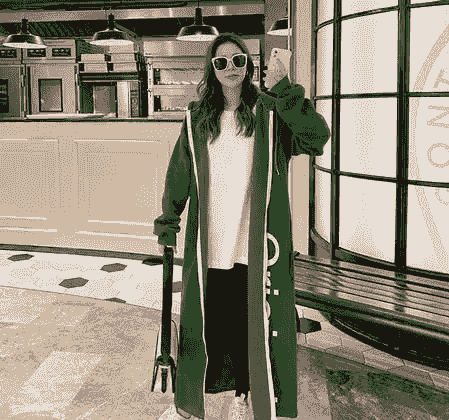 刷毛加厚長款外套 冬季寬鬆拉鍊洋裝 綠色