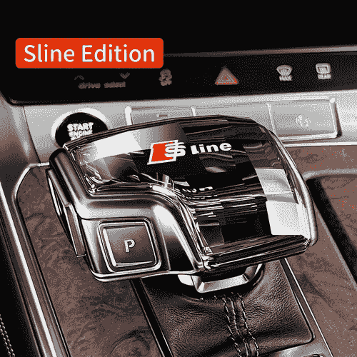 Audi Series Crystal Gear Shift Knob — Sline / RS / Four Rings Edition