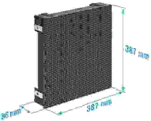 Lot complet : 282 dalles LED EKTA iLVM 4C-Qsc + Processing & accessoires