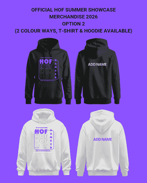 OFFICIAL SUMMER SHOWCASE 2026 MERCHANDISE - OPTION 2 PURPLES HOODIE