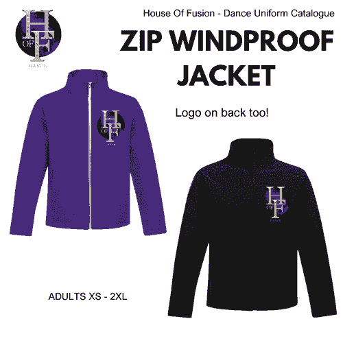 ZIP WINDPROOF JACKET - House Of Fusion - Dance Catalogue