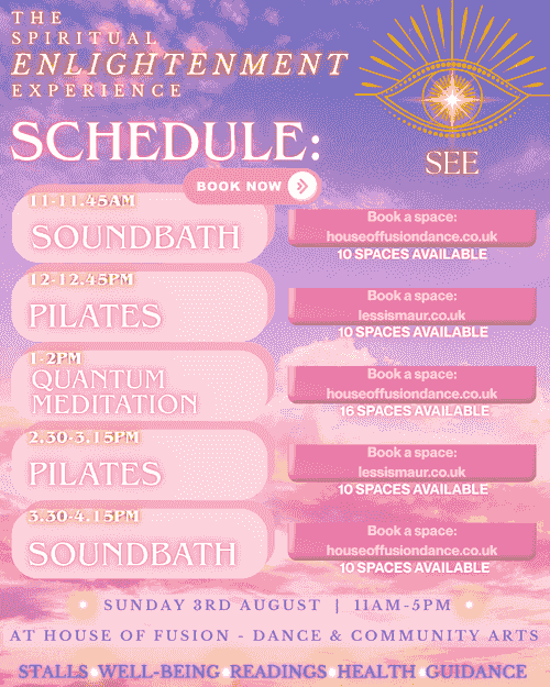 SCHEDULE A BOOKING at The Spiritual Enlightenment Experience 