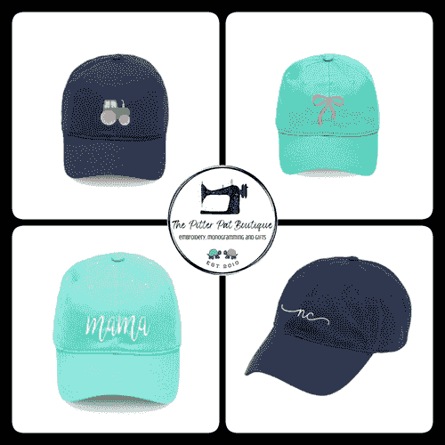 Embroidered Caps - Tractor Bow NC Mama