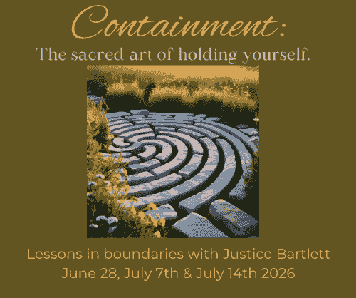 Containment: 3 week online course June 29th, July 7th & 14th 2026
