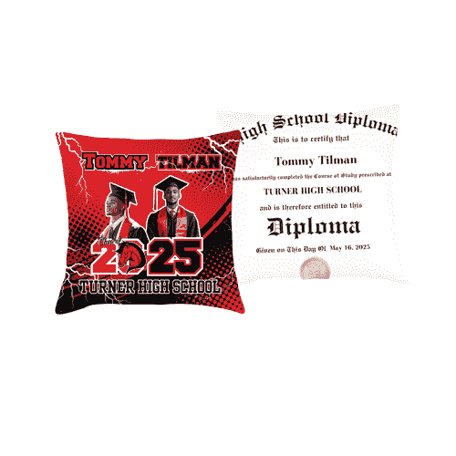 Grad Pillow Template