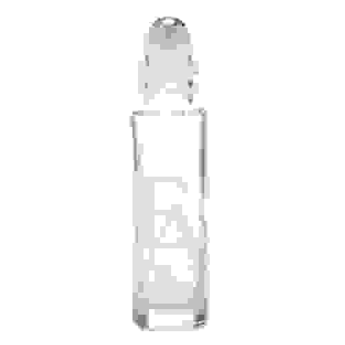 Roll on 10ml transparente bolita de acero (Paquete de 5)