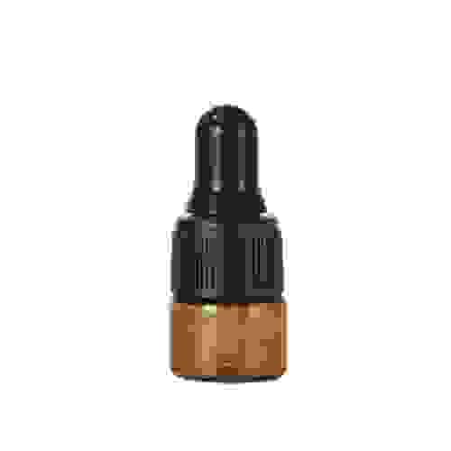 Gotero ámbar tapa negra 1ml (Paquete de 5)  