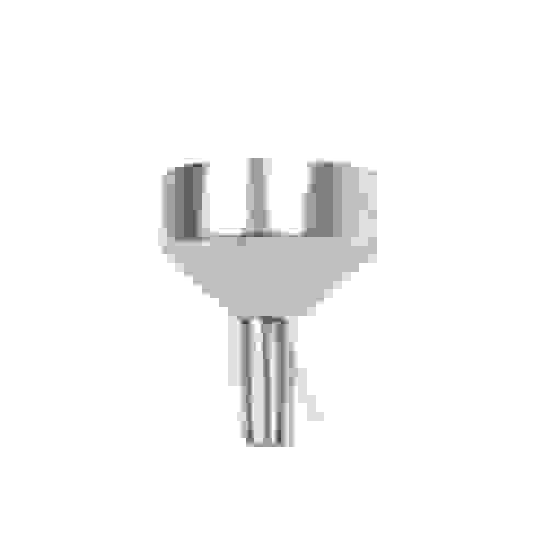 Embudos mini plateado