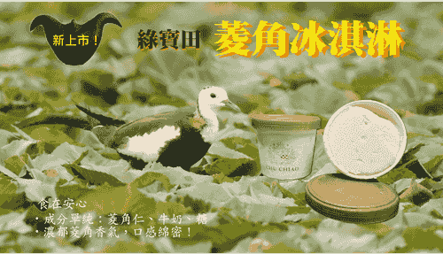 綠寶田農場-菱角冰淇淋 （新品上架！）