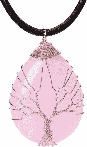 Tree of Life Pendent (Rose Quartz)