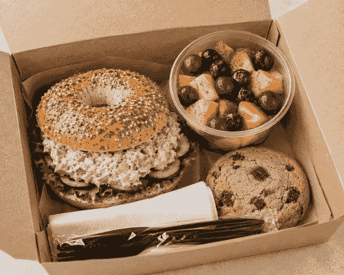 Classic Box-Lemon-Dill Tuna & Cucumber Everything Bagel