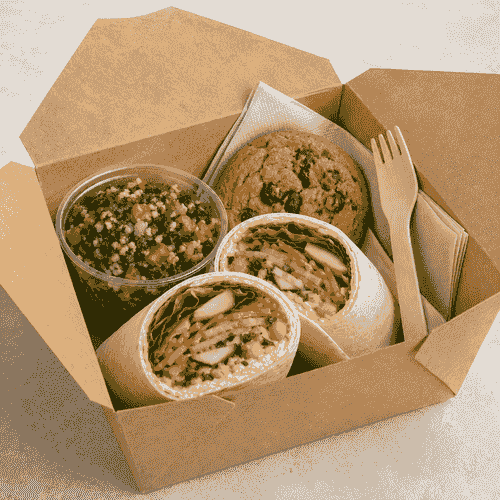 Classic Box-Mediterranean Chickpea & Hummus Wrap