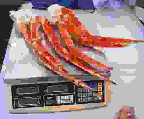 1 kilo Cooked Norwegian King Crab