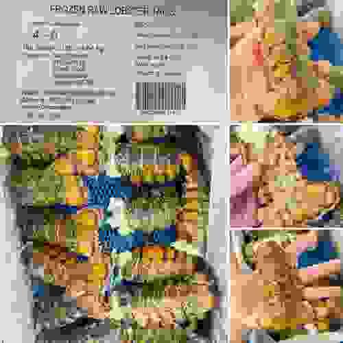 Frozen Raw Canadian Lobster Tails 4-5oz (115gm - 140gm)