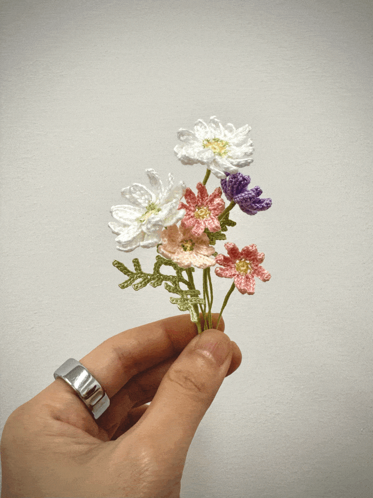 鉤織小雛菊工作坊