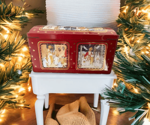 Rare, E. Otto Schmidt German Christmas Gingerbread Box