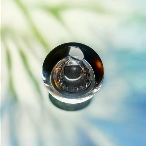 Royal Copenhagen Capricorn (Stenbukken) Crystal Paperweight
