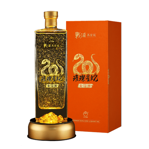 戰酒黑金龍金箔酒-璀璨星蛇