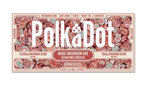 PolkaDot chocolate mushroom bar