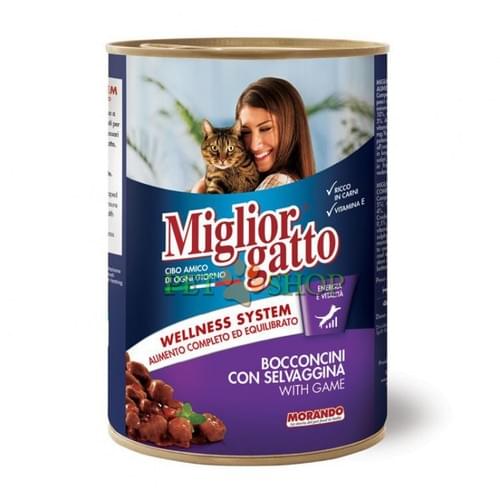 Hrană pisică umedă Pro.Miglior Carni 405gr/buc cod791