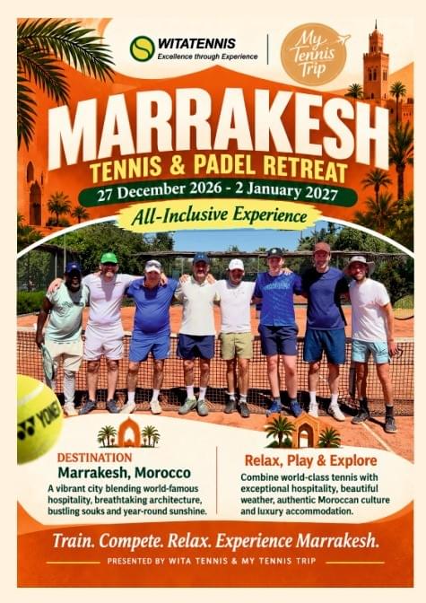 DECEMBER MARRAKECH TENNIS & PADEL CAMP