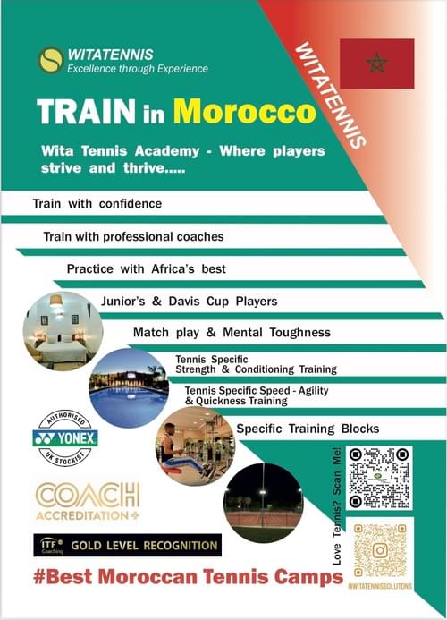 Summer Junior Performance Tennis Camp Marrakech- Morocco