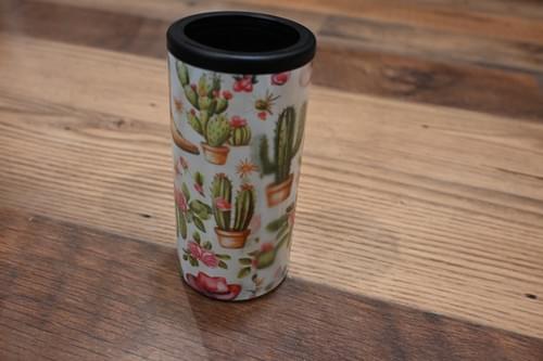 Boots and Cacti Slim Can Coller