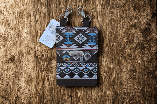 Embossed Leather Hip Bag