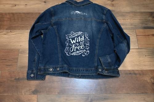 Wild and Free X-Lg Denim Jacket