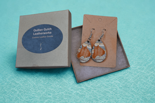 Handcrafted Horse Head Sublimation Earrings