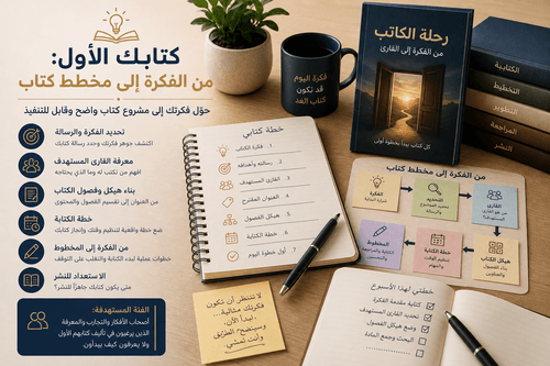 كتابك الأول: من الفكرة إلى مخطط كتاب